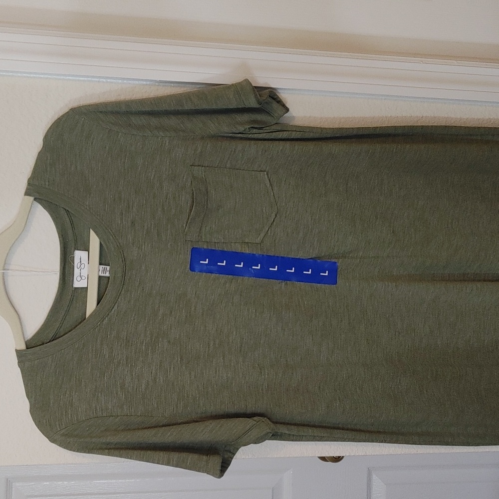 Jessica Simpson green straight dress size L